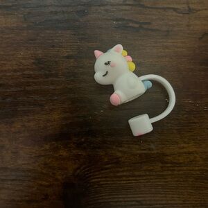 Unicorn straw topper